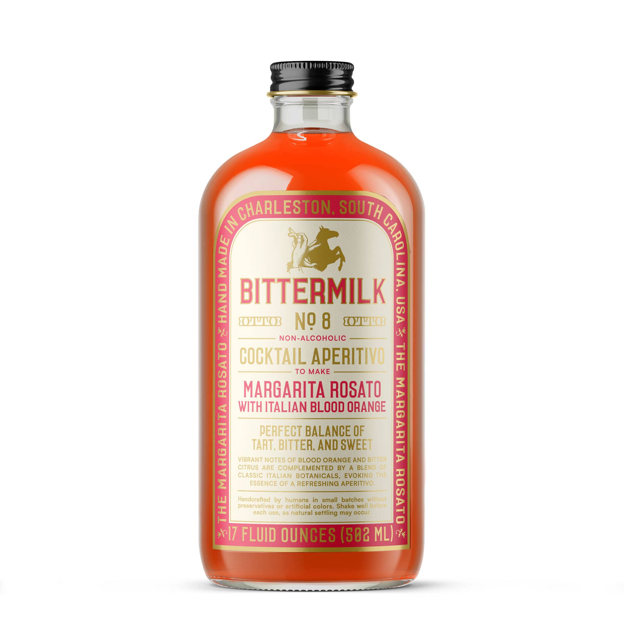Bittermilk Bottling Co. - Vente Mélange/sirop pour cocktails - Bittermilk No.8 - Margarita Rosato avec Orange Sanguine Italienne1