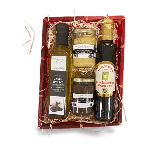 Truffle Christmas basket for wholesale by François Roméo