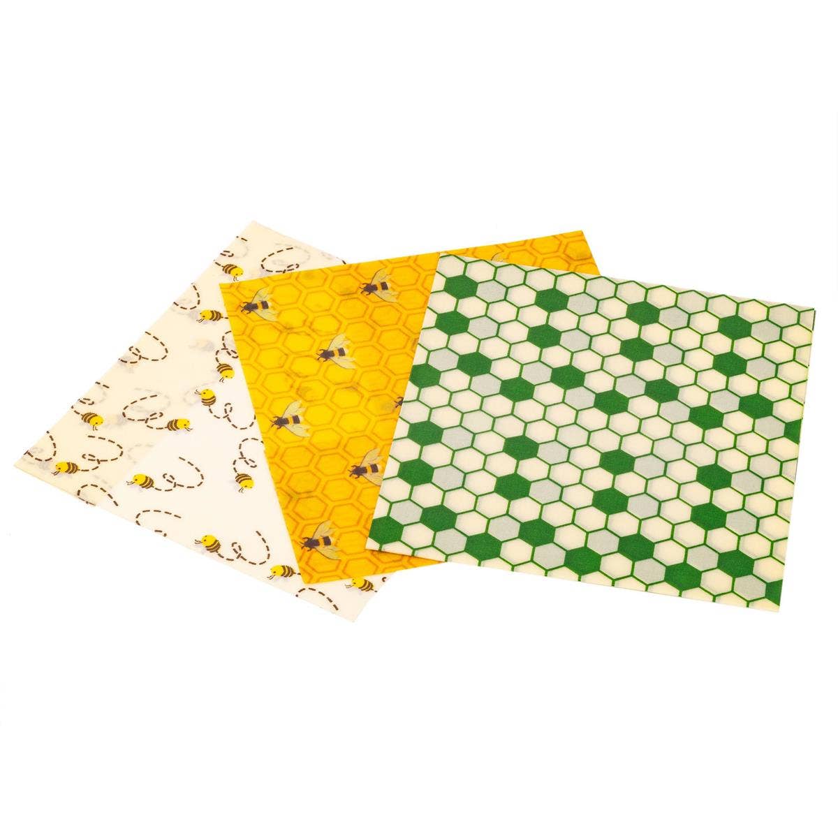 Luciano Gourmet - Wholesale Food Storage Wrap/Bag - Luciano Gourmet Eco-Friendly Kitchen 3-pc Beeswax Food Wraps2