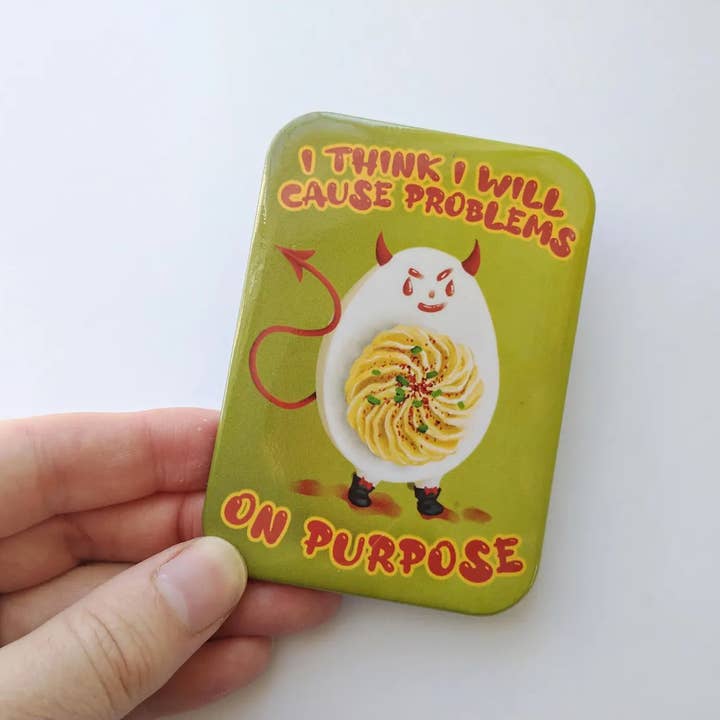 BoyPilot Goods - Wholesale Magnet - Deviled Egg Magnet - Funny food fridge magnet4