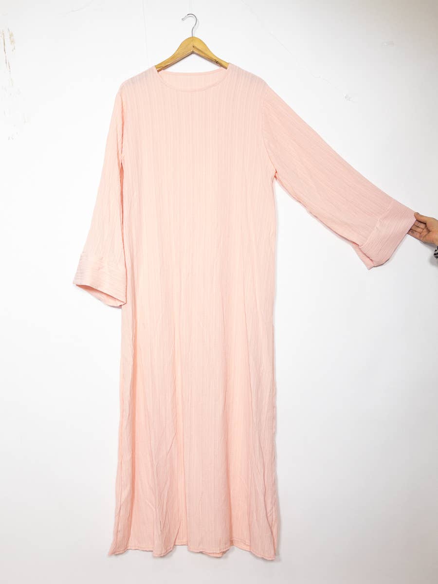 IDEAL OUTFIT – Engroshandel Kaftan - Dame – Lang abaya med vide ærmer, ref:2387ff5