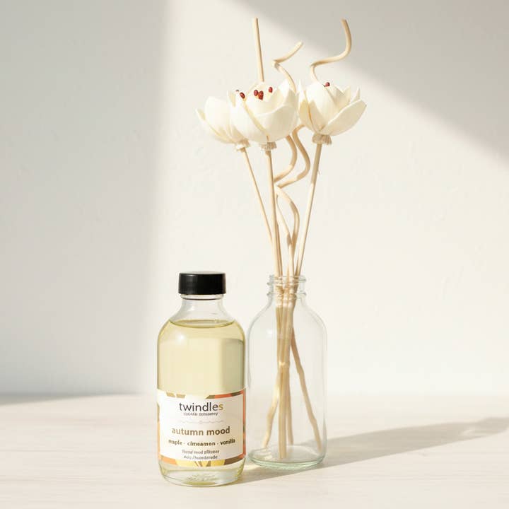 Glass Reed Diffuser | Natural Reeds | Clean, Long-Lasting for wholesale by twindles candle company