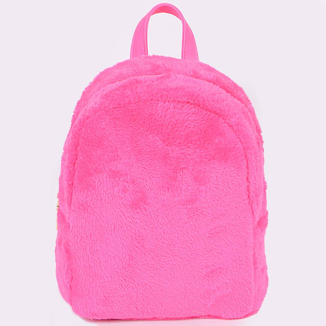 3AM BY H&D ACCESSORIES - Wholesale Backpack - Women's - Soft Fuzzy Backpack7