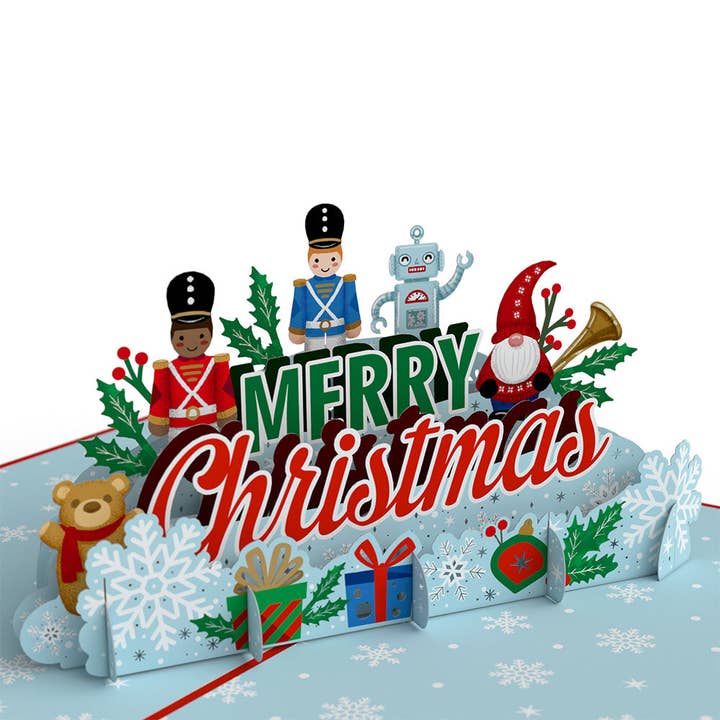 Lovepop Cards - Wholesale Christmas Card - Merry Christmas 5''x7'' Card, Christmas Cards
