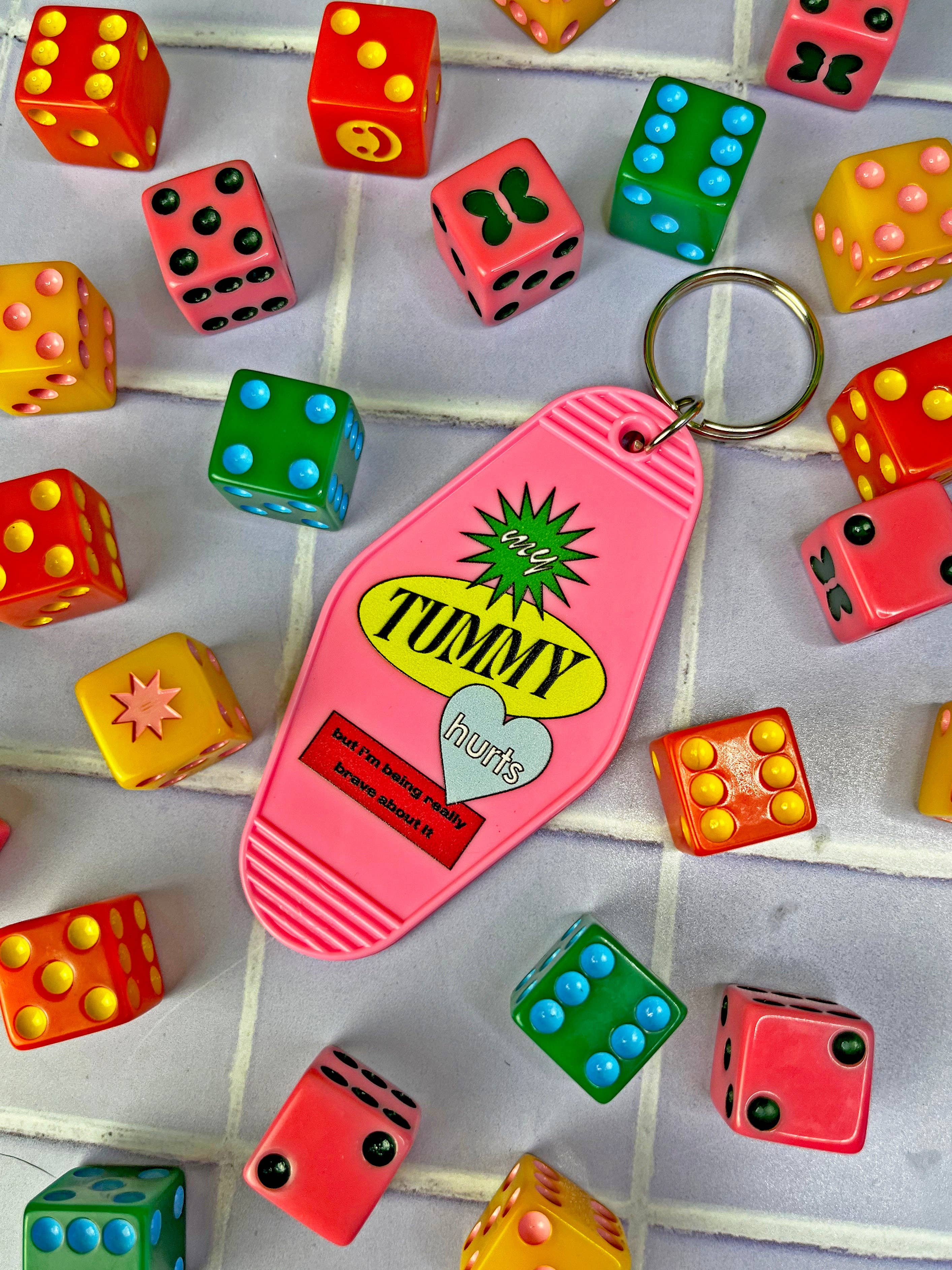 A Shop of Things - Vendita all'ingrosso Portachiavi - Unisex - Portachiavi Motel Tummy Ache1