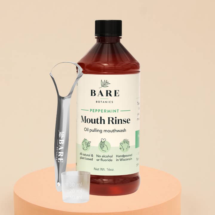 Oil Pulling Mouth Rinse for wholesale by Bare Botanics