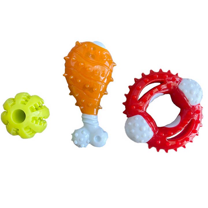 TPR Dog Chew Toy - Bite Resistant for Small Dogs_CWMM7219 for wholesale by PAWPAWwholesale