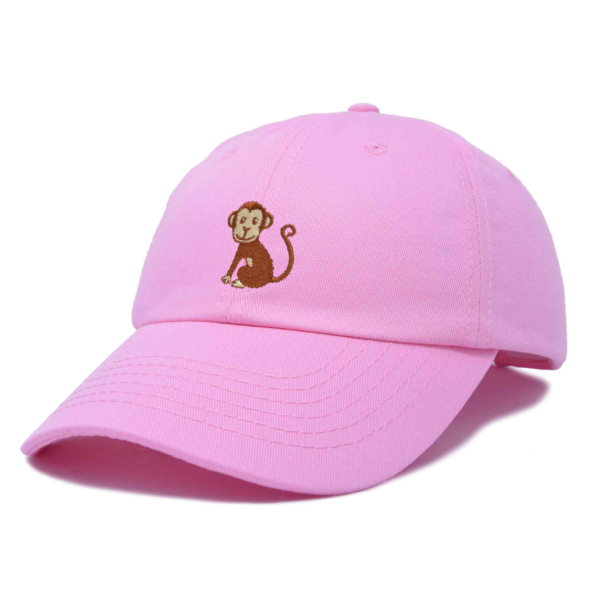 Dalix – Großhandel Basecap – Kinder – DALIX Cute Monkey Kinderhut bestickte Ballkappe Mädchen Jungen35