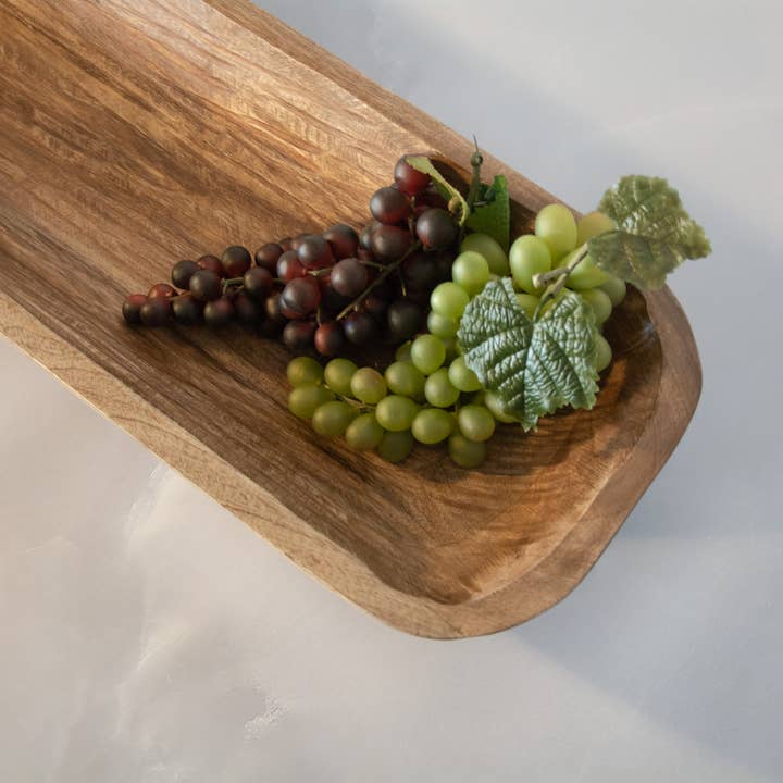 Heritage Lace - Wholesale Decorative Plate/Dish/Bowl - Farmhouse Rustic Dough Bowl Centerpiece Handmade Food Safe