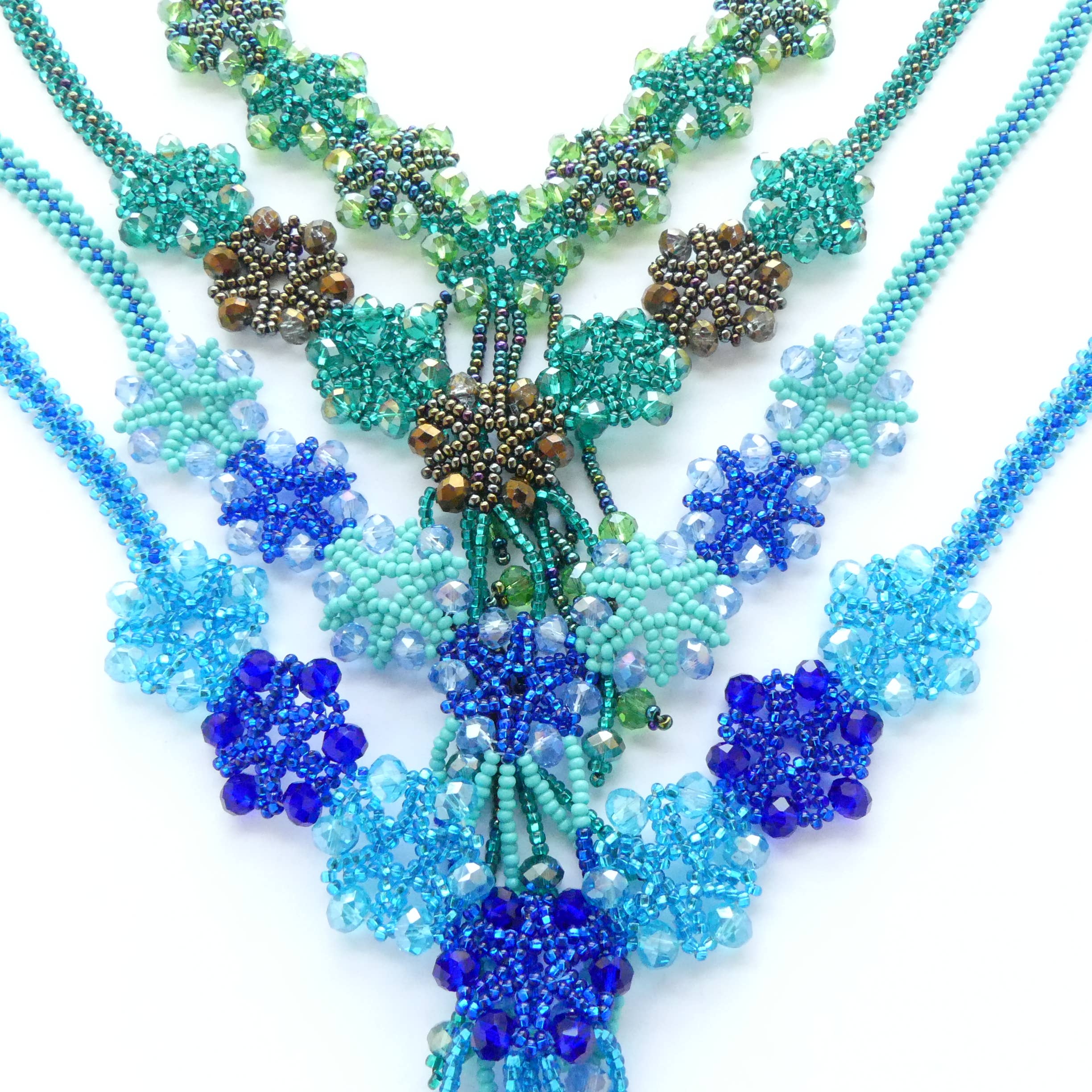 DIAMANTI DESIGNS - Wholesale Beaded/Pearl Necklace - Snowflake Necklace - Assorted Colors3
