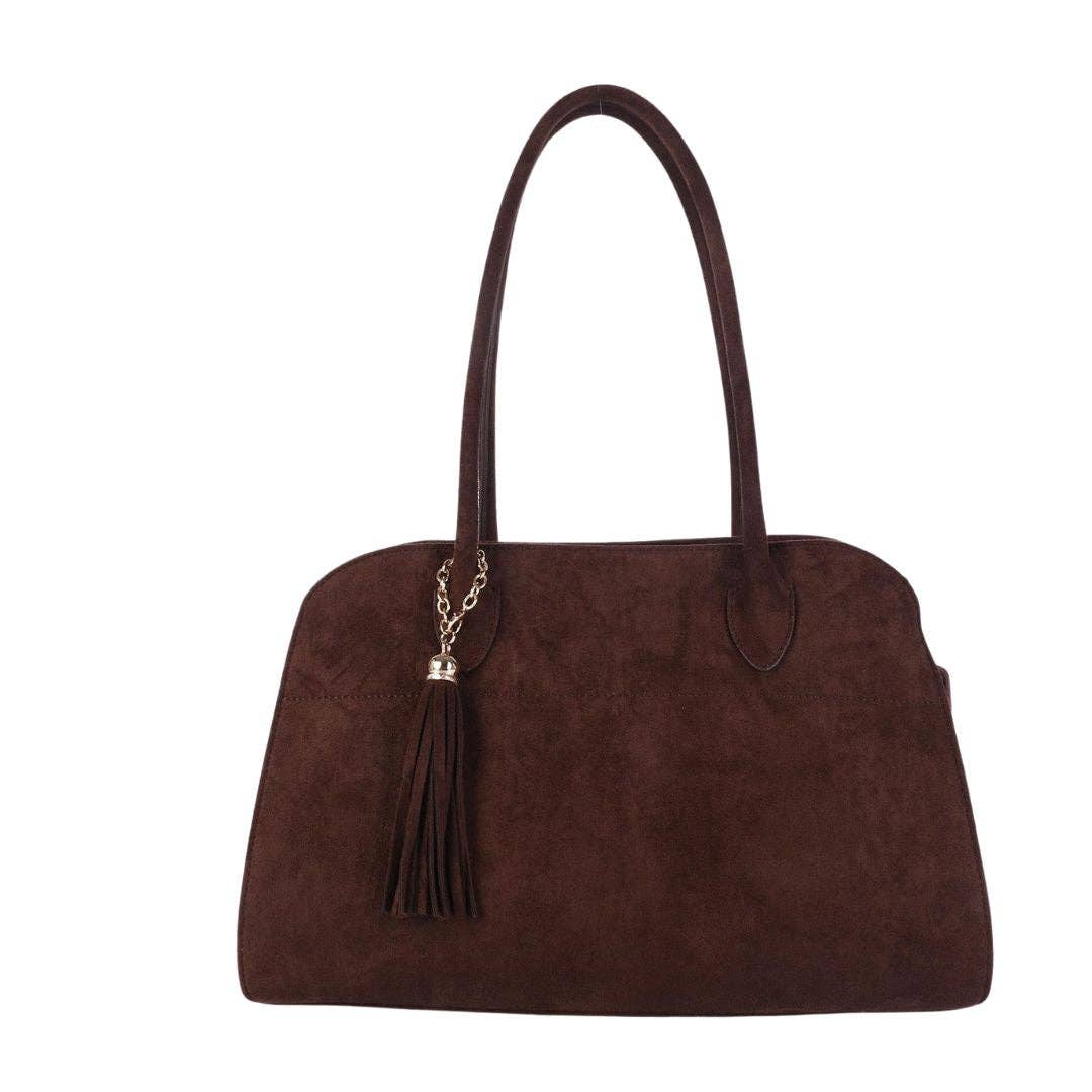 Lisi Lerch - Wholesale Top Handle Bag - Women's - Megan Faux Suede Medicine Bag - WS5