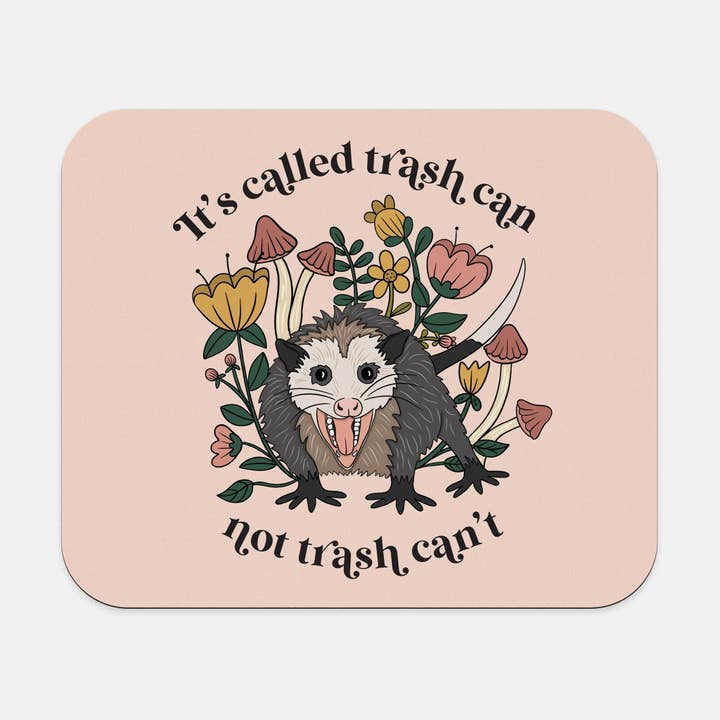 Possum Mouse Pad, Opossum, Anxiety for wholesale by Remember November, Inc