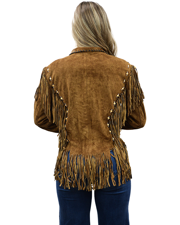 Liberty Wear Apparel - Wholesale Jacket - Women's - 9713 Beaded Suede Jacket4