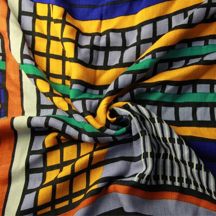 Fransk konversation ull sjal för wholesale av Scarflings