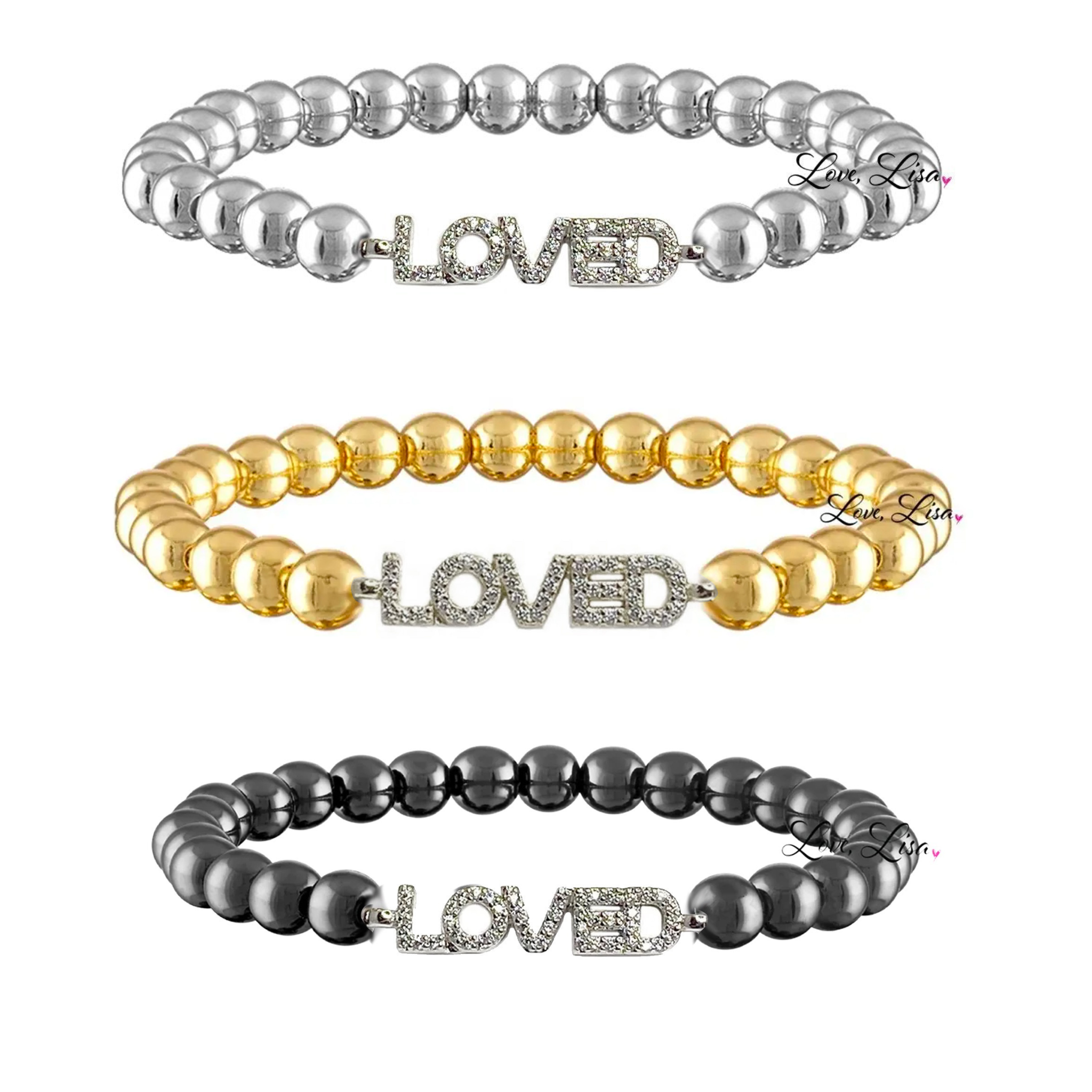 Love, Lisa – Großhandel Perlenarmband – Armbänder mit Spruch aus der Penny-Kollektion0