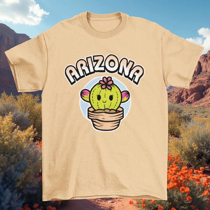 Arizona Baby Cactus T-Shirt for wholesale by Eyeconic Prints