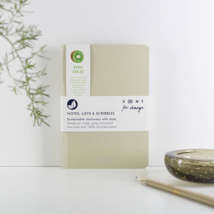 VENT for Change - Wholesale Notebook - Notebook A5 Recycled - Sucseed Kiwi