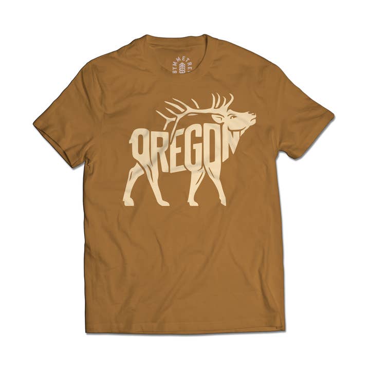 Oregon Elk T-Shirt for wholesale by Symmetree
