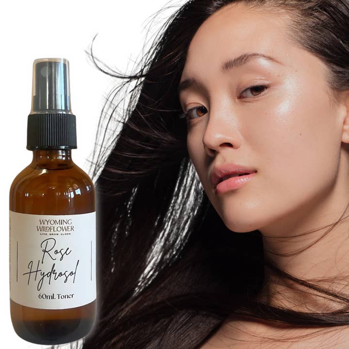 Bulgarian Rose Hydrosol Toner- Tighten & Hydrate Skin for wholesale by Wyoming Wildflower