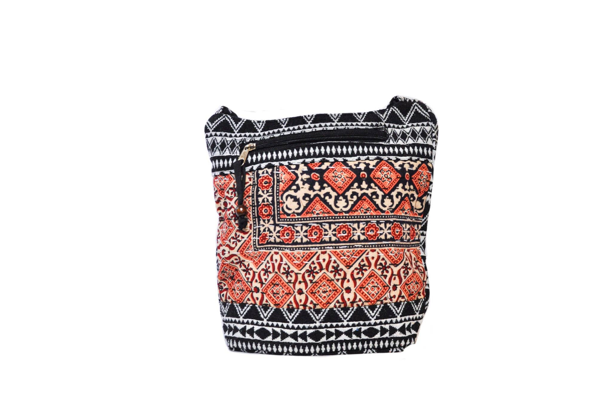 Zumki - Wholesale Crossbody Bag - Women's - Holly Cotton Kantha Stitch Crossbody16