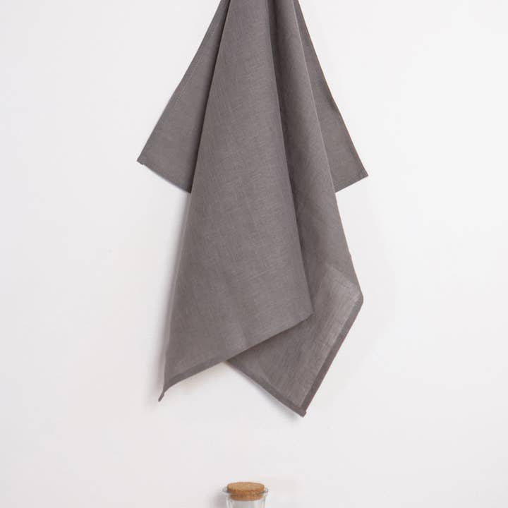 CoolLinen - Wholesale Tea towel - Organic linen towels in varied colors. 22*22" size.5