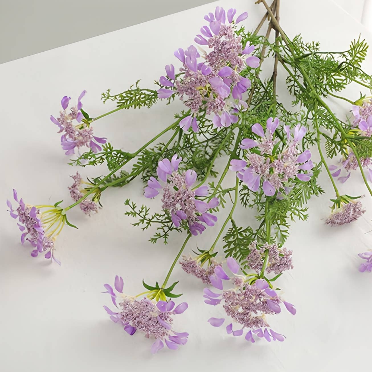 ACNITE(We cover U.S. import duties) - Wholesale Artificial Flowers - Artificial Flower Bai Fei Xiang For wedding decor Bouquet7