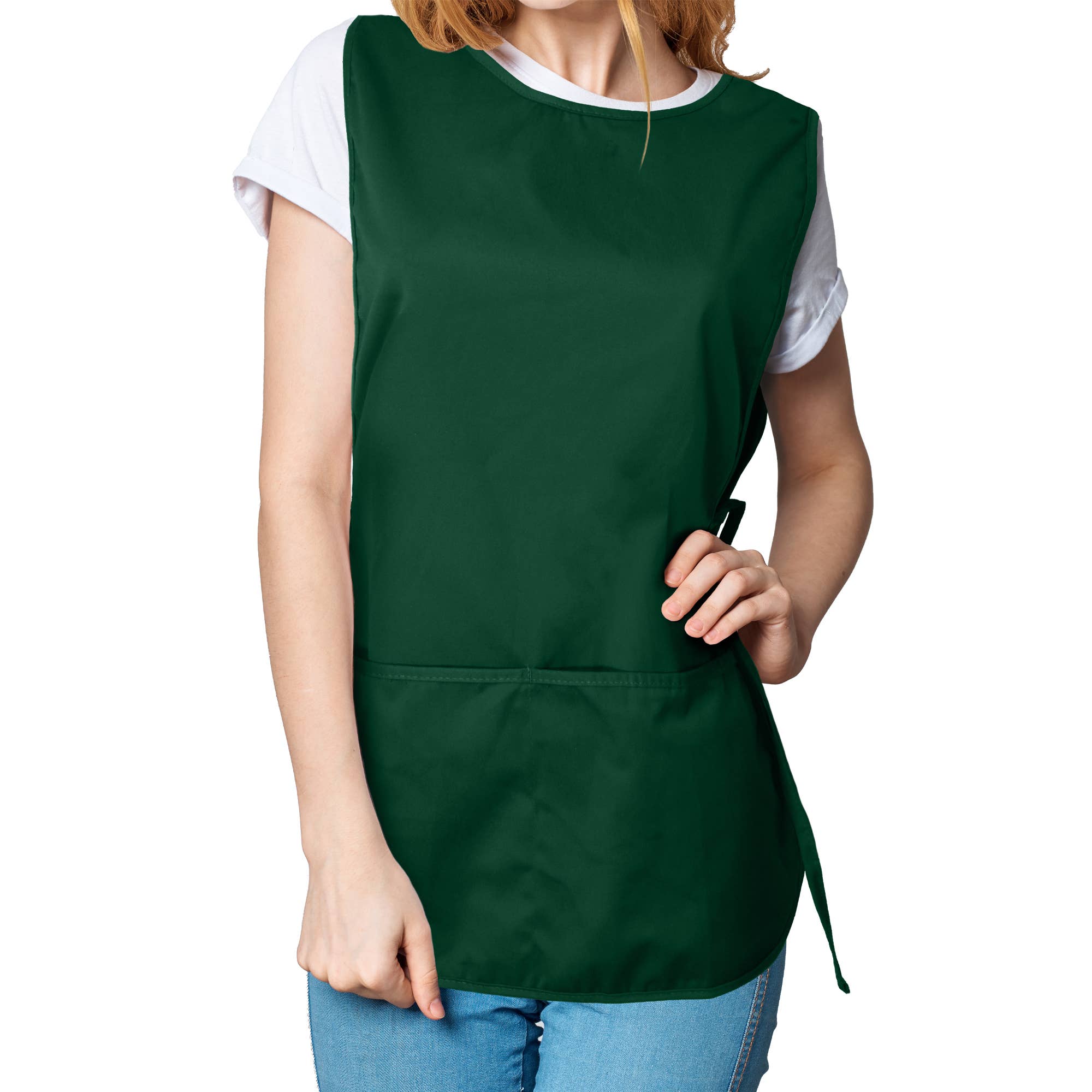 Dalix - Wholesale Apron - DALIX Cobbler Apron 2 Pockets Smock Regular 28.5" x 18.5"11