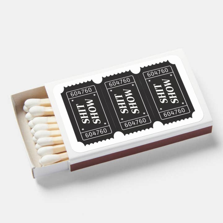 Electric Feels Company - Wholesale Matches - Shit Show Match Box