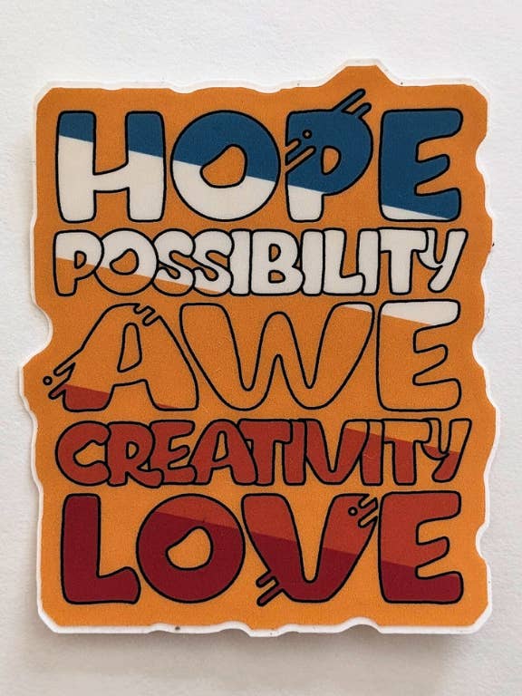 Pillars of Resilience Sticker for wholesale by Doodle Me Alive