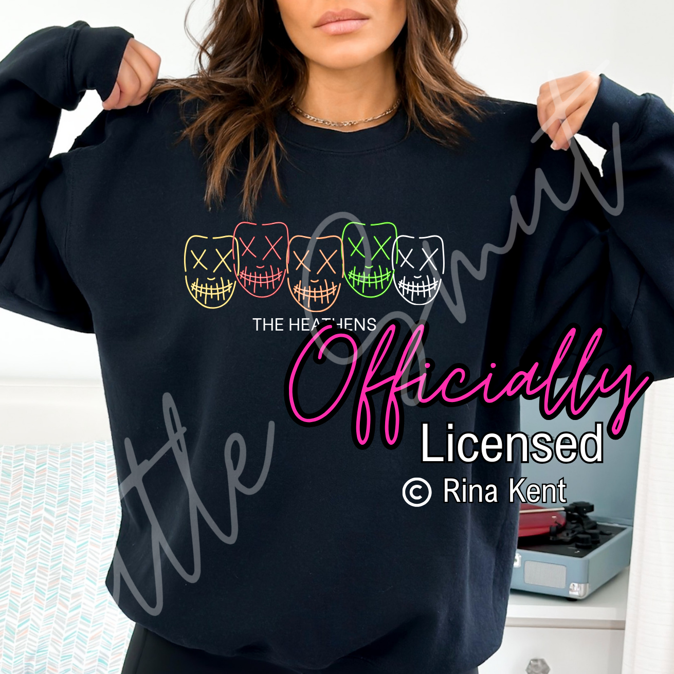 Little Smut Closet - Wholesale Graphic Sweatshirt - Women's - Officially Licensed Rina Kent Heathens Sweatshirt3
