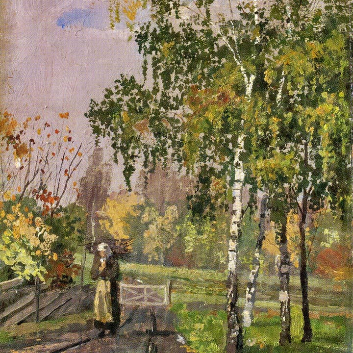 Birch Pathway – Fine Art Canvas Print for wholesale by Maple Hill by Karen