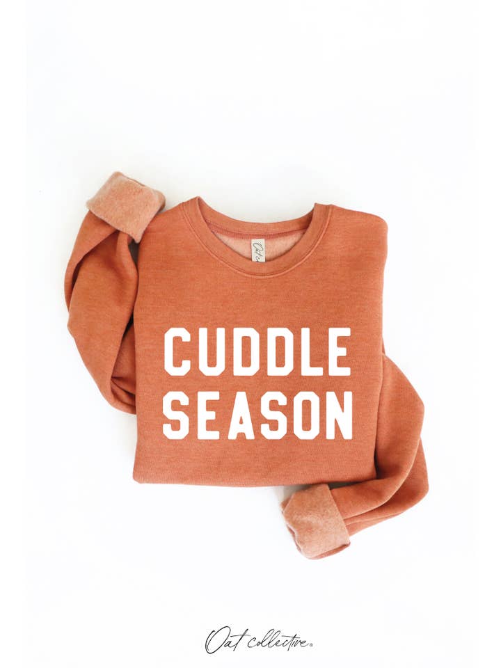 OAT COLLECTIVE - Wholesale Graphic Sweatshirt - Women's - CUDDLE SEASON Graphic Sweatshirt 17