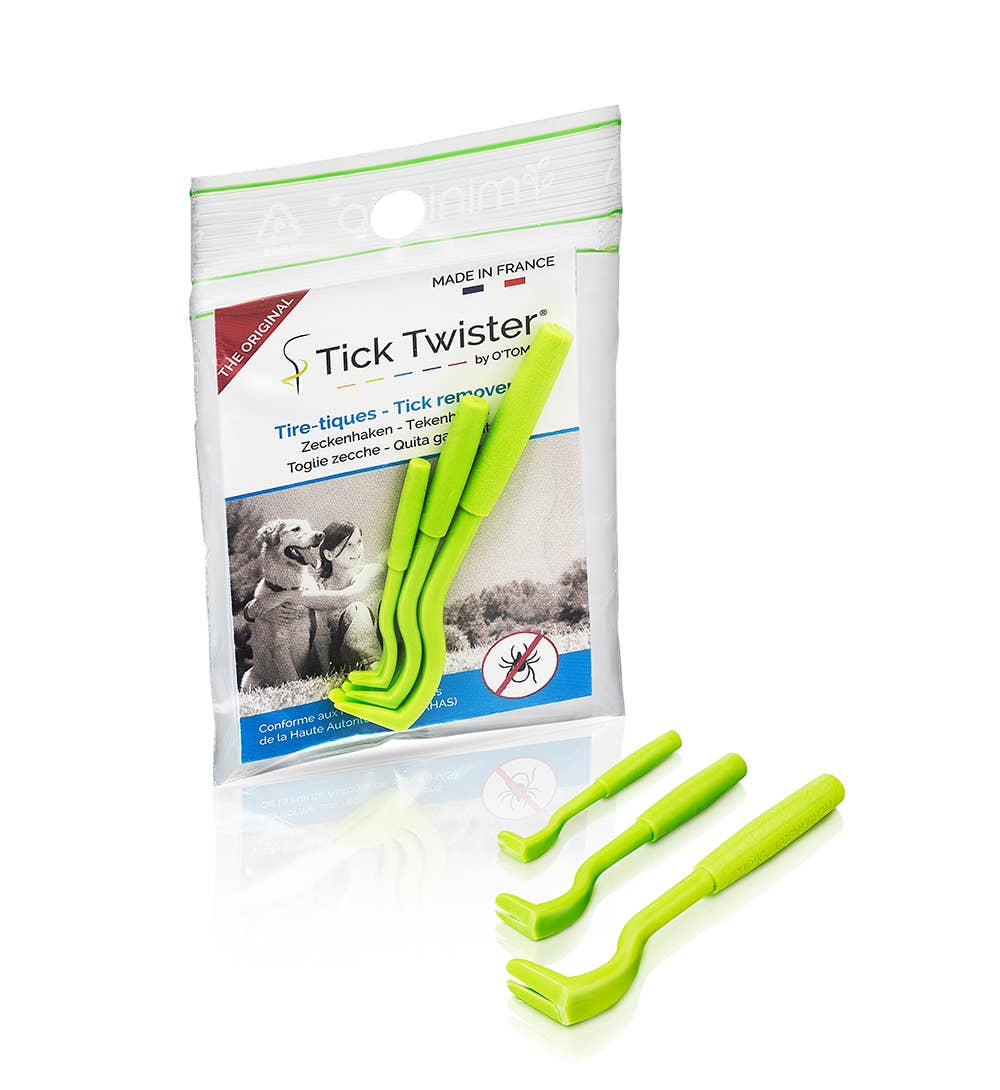 H3D – Großhandel Haustierpflegeprodukt – Hund – Display mit 20 Beuteln à 3 Tick Twister® Zeckenentfernungen in anisgrün1
