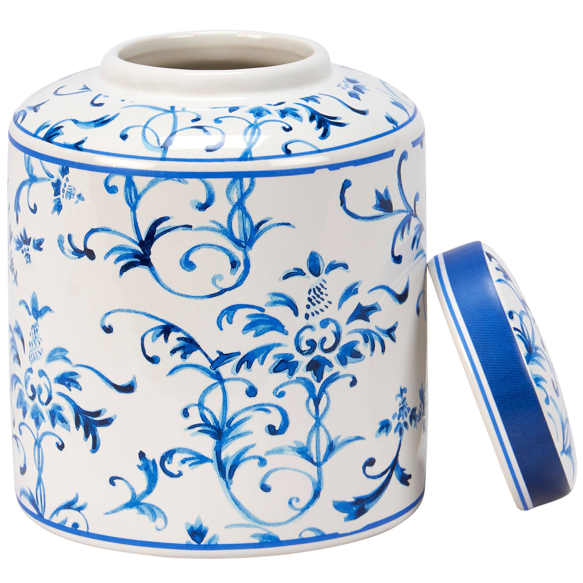 Primitives by Kathy - Wholesale Decorative Plate/Dish/Bowl - Indigo Ginger Jar1