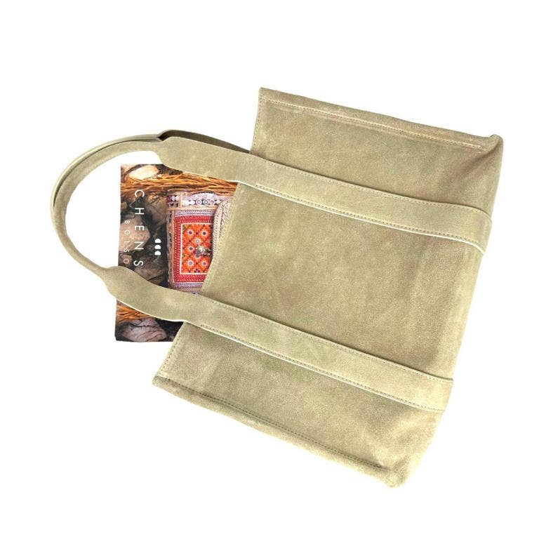 Chenson & Gorett - Wholesale Tote Bag - Women's - Suede Leather Shopper Bag for Women. B2B Fashion Promo2