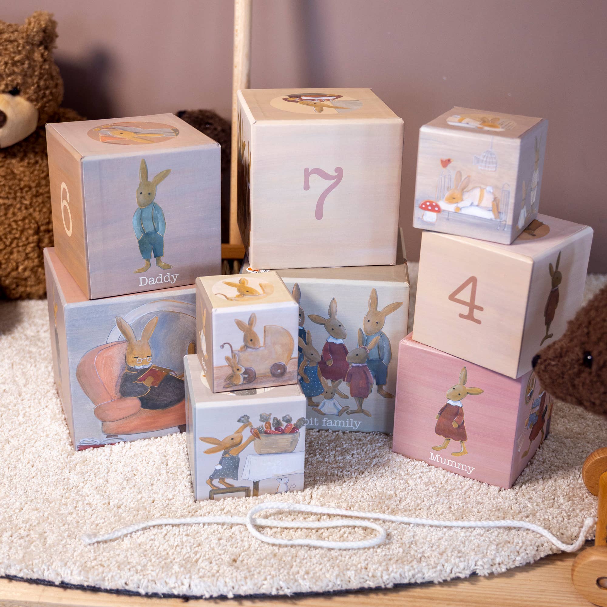 Egmont - Wholesale Stacking Game - Pyramid 1.2.3. Rabbit Family2