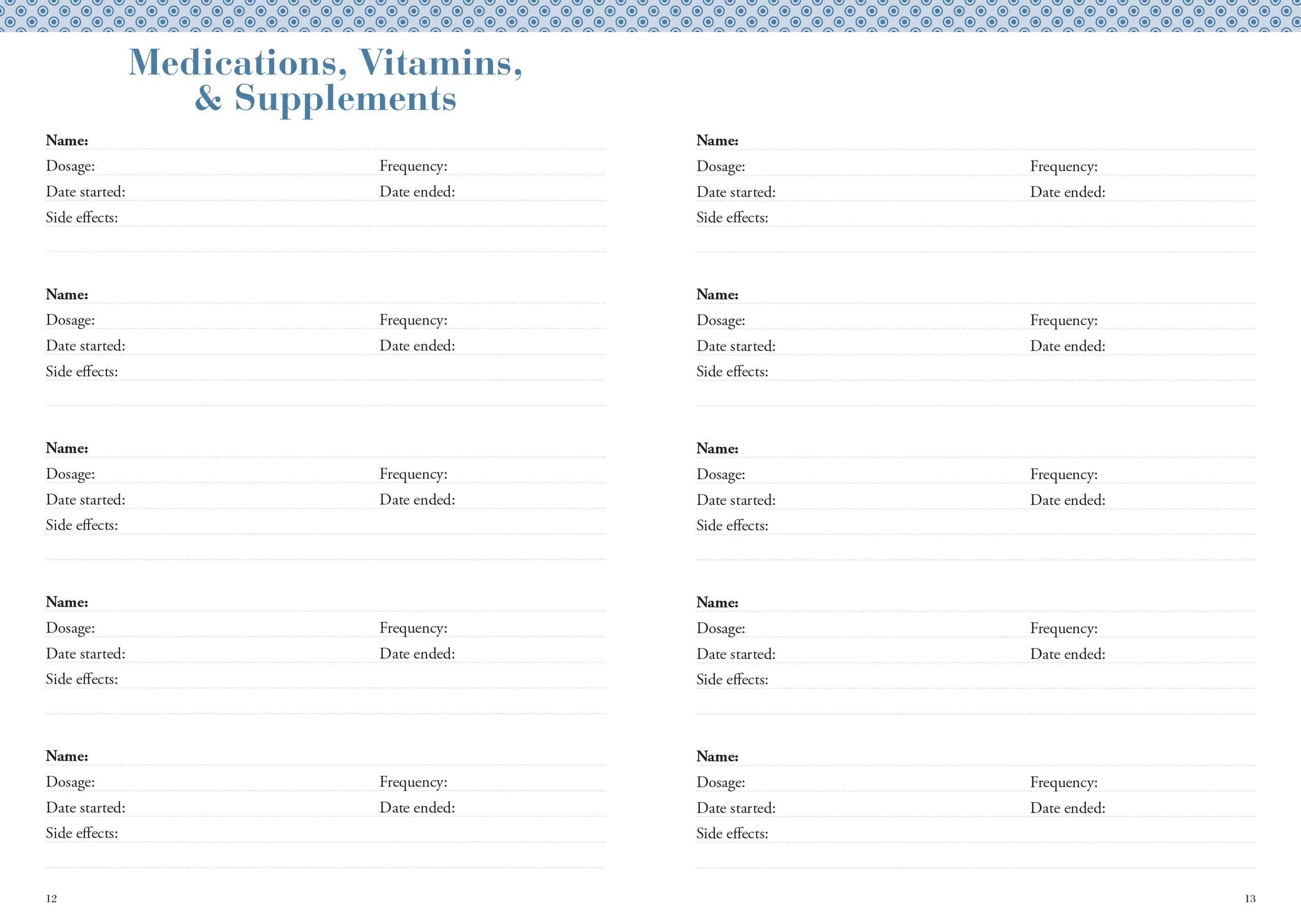 Peter Pauper Press - Vente Journal intime - Mon détenteur de dossier de santé personnel5