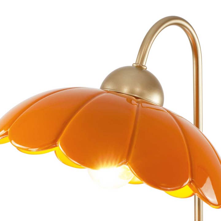 C-Création - Wholesale Floor Lamp - Colored ceramic table lamp with rose gold metal Claris3