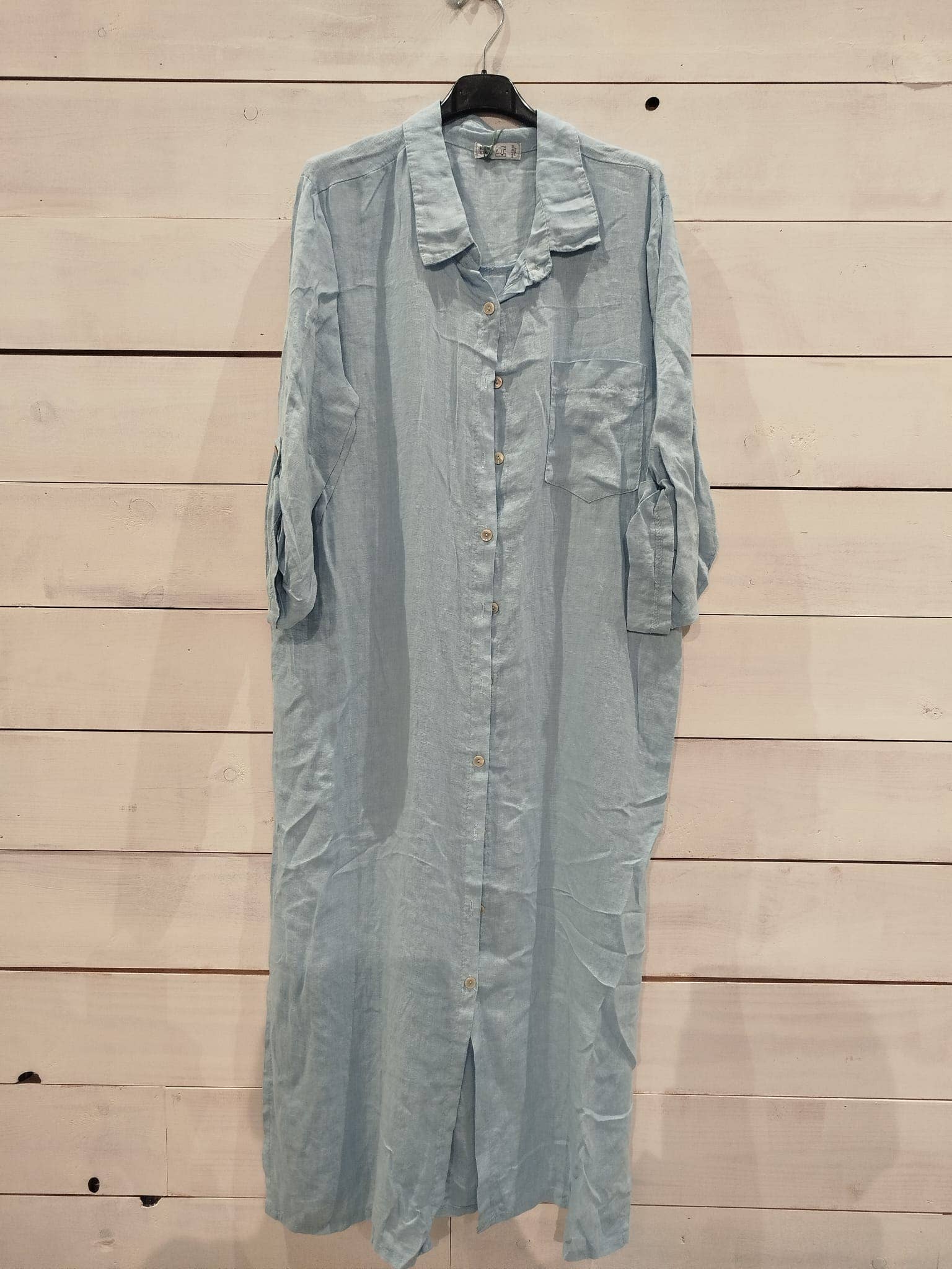 Linos y Textiles - Vendita all'ingrosso Camicia button down - Donna - REF 8827 T-SHIRT LUNGA 100% LINO9