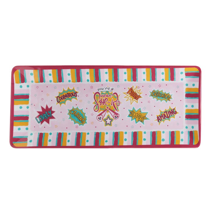 Plat rectangulaire Lolita Lady Boss 19 x 8 pour la vente par Certified International