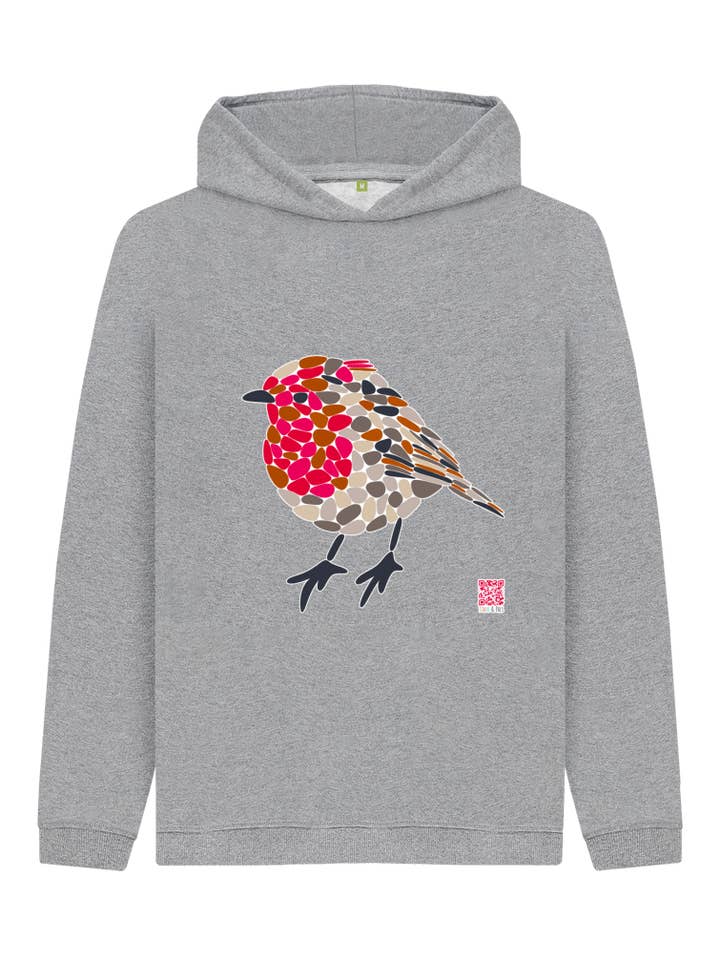 Sudadera con capucha Christmas Robin para para venta al por mayor de Dodo & Pals