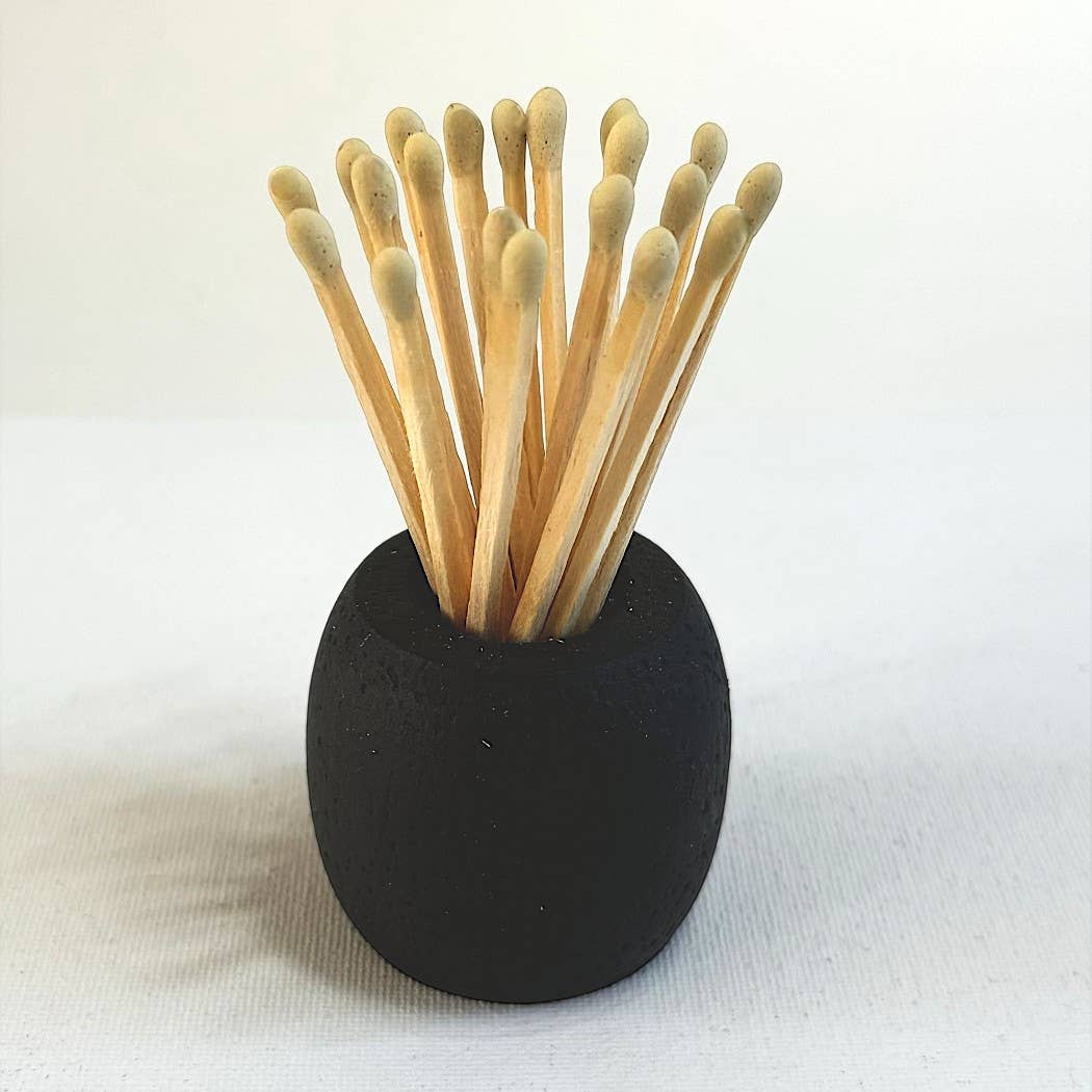 CJ Gift Goddess - Wholesale Match Holder - Concrete Match Holder/Toothpick Holder: Includes 25 Matches44