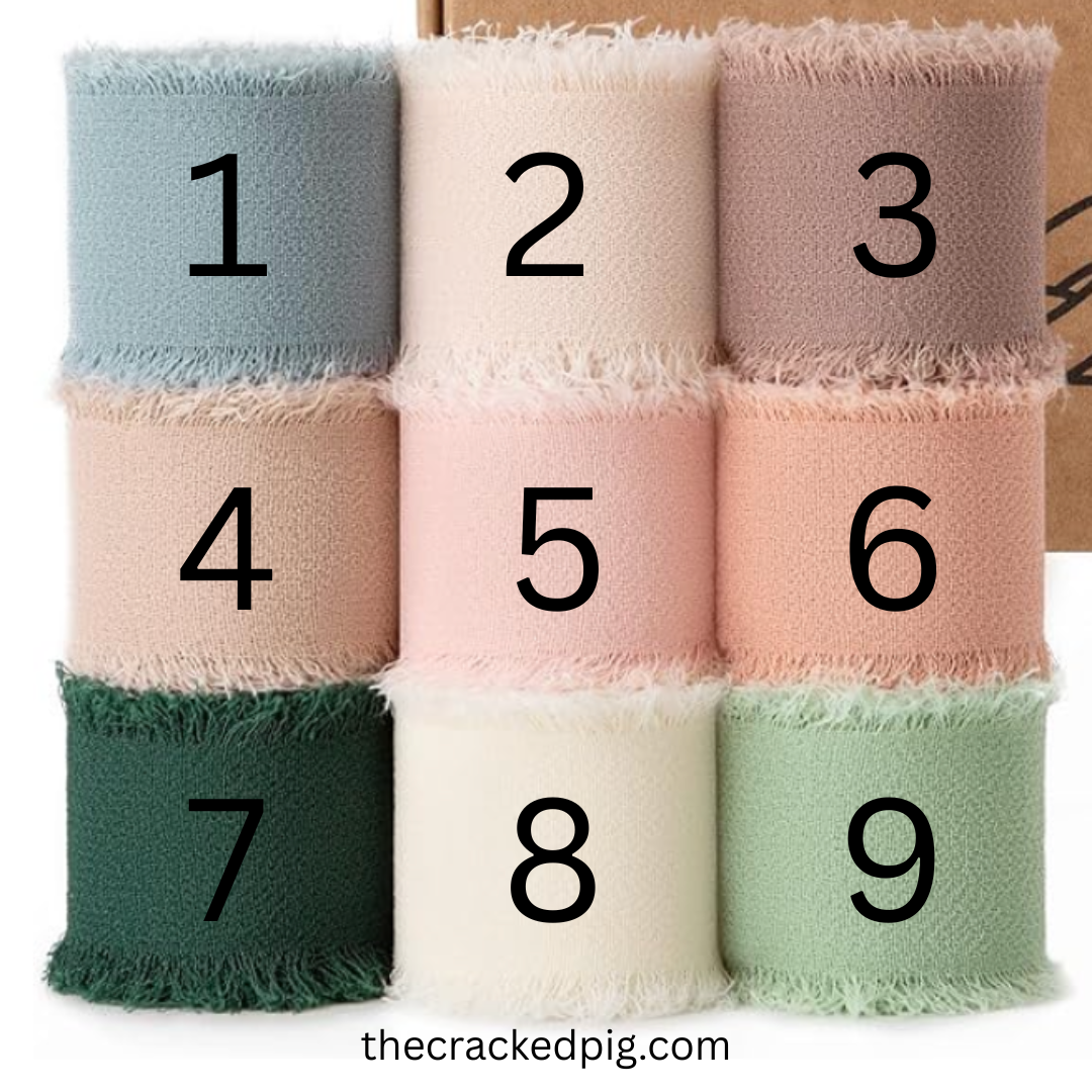 The Cracked Pig - Wholesale Bookmark - Clear Acrylic Religious Bible Themed Bookmarks with Chiffon 1