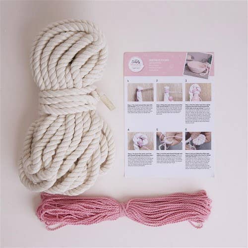 West Design Products UK - Wholesale DIY Craft Kit - Simply Make Rope Basket Kit1