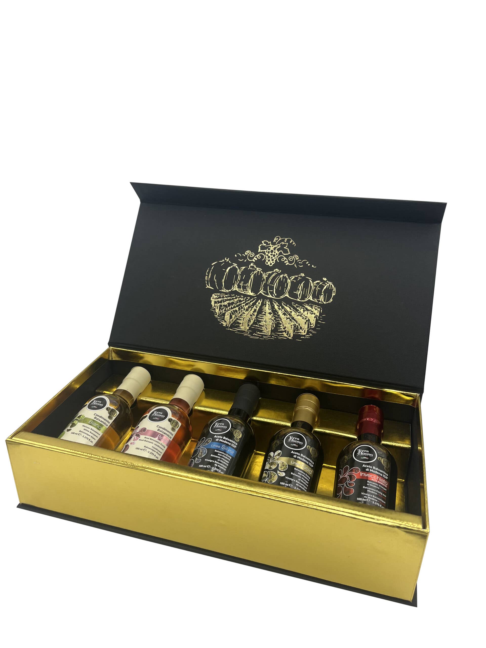 Acetaia Terra del Tuono Soc. Agr. SRL - Wholesale Vinegar - Golden Five – Balsamic Collection in Gift Box