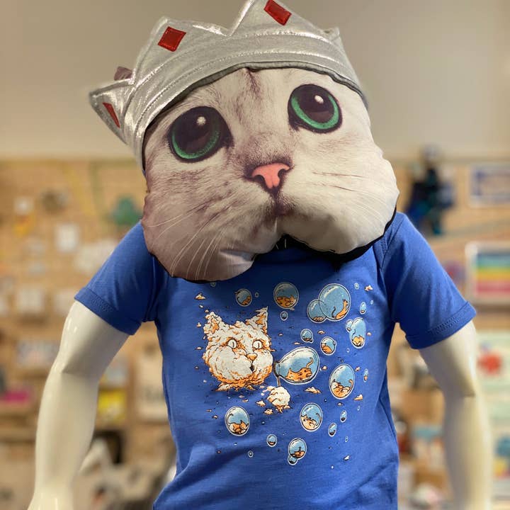 Onesie: Bubble Cat for wholesale by Ugly Baby