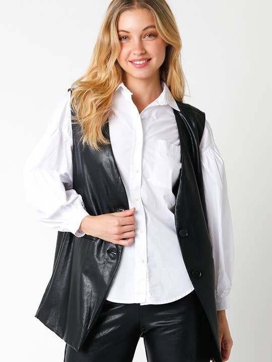 Nikki Pu Väst för wholesale av Olivaceous