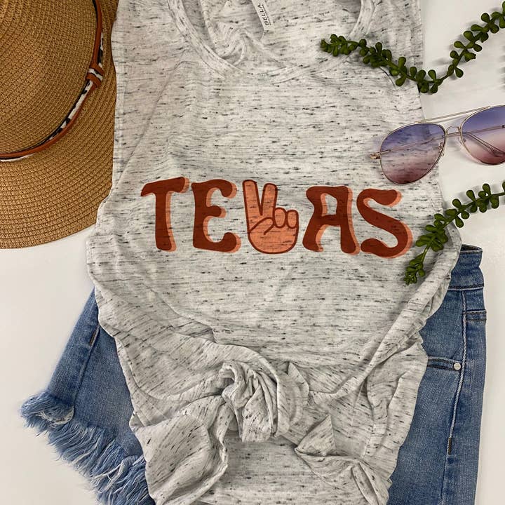Texas peace ✌🏻 tank for wholesale by RR Tees Wholesale