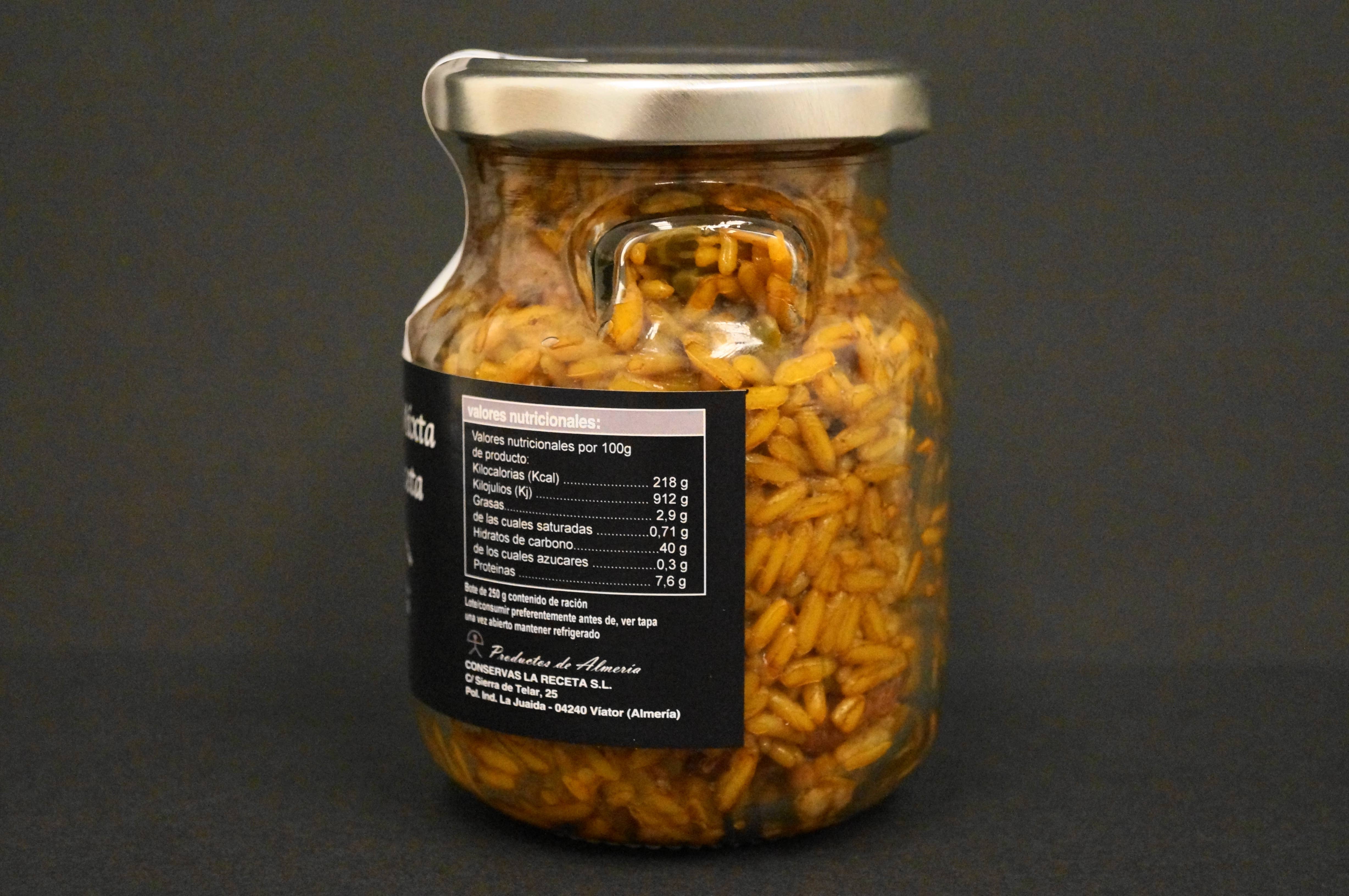 CONSERVAS LA RECETA - Wholesale Pasta - SEAFOOD PAELLA 250 GR4