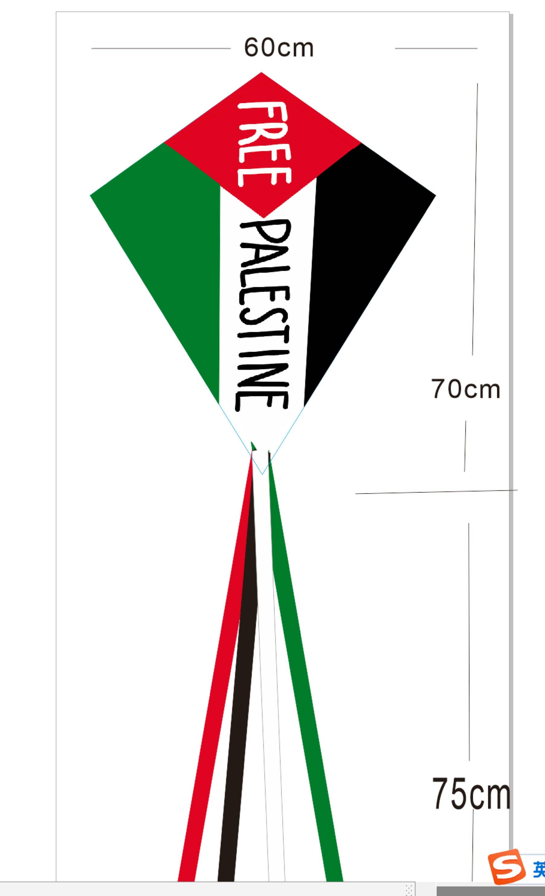 Nour Emporium - Wholesale Sporting Accessories - Free Palestine Kite3